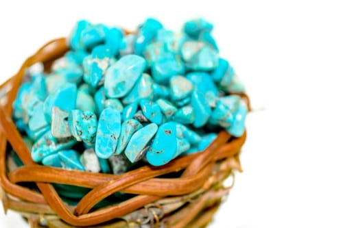 تصویر 3 از سنگ فیروزه کرمانشاه با زیبایی خیره‌ کننده و درخشان